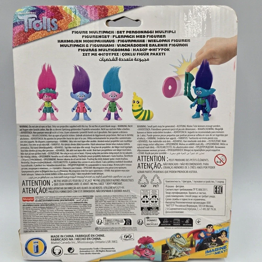 Imaginext DreamWorks Trolls Figure Multipack Playset - 7 Pieces NEW 2023